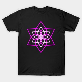 Geometric Lotus T-Shirt